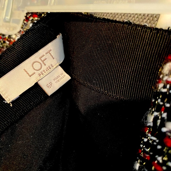 LOFT Bouclée Mini skirt 6p NWOT - Picture 6 of 7